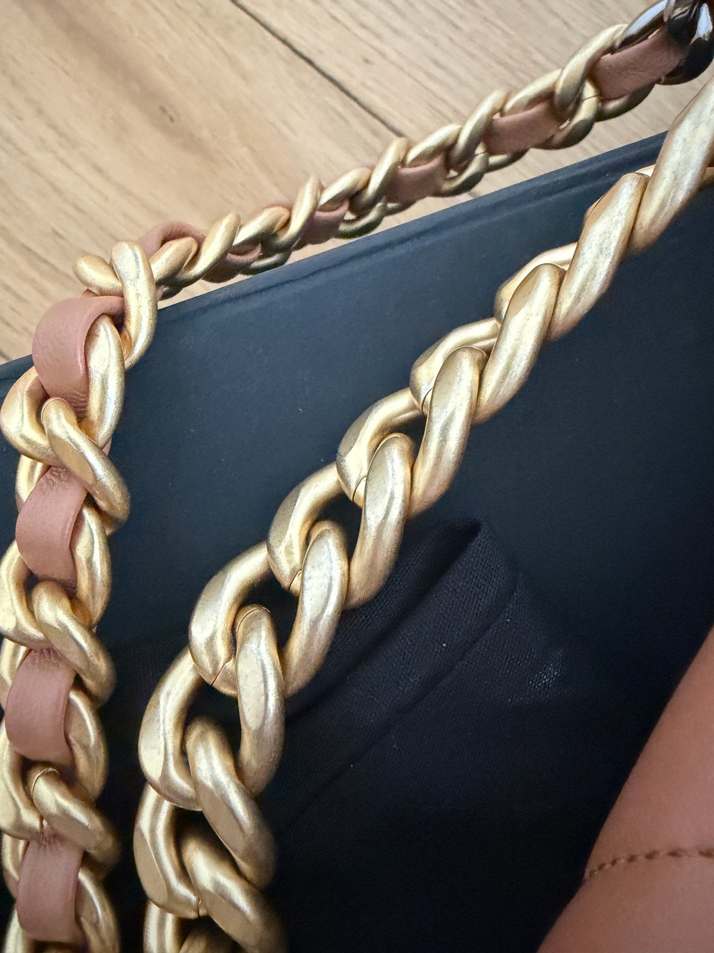 Torebka Chanel 19 small caramel nowa