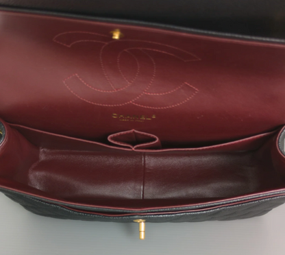 Torebka Chanel Jumbo caviar black/gold - like NEW