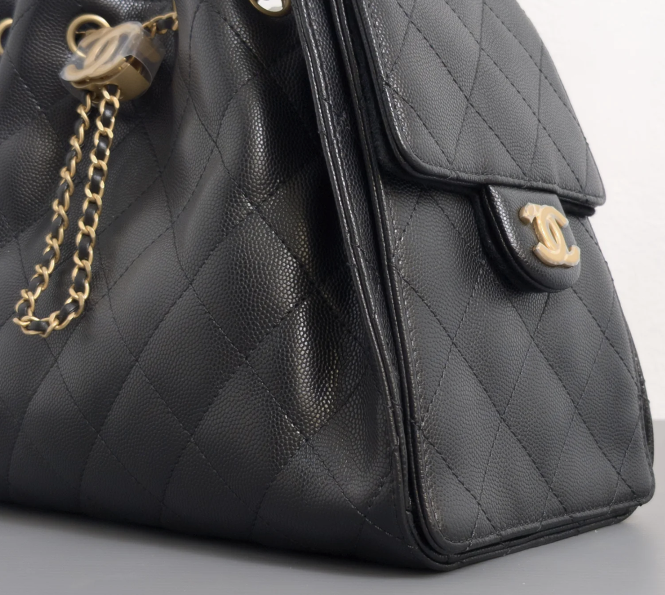 Torebka Chanel 25 small black lamb/gold new 2025