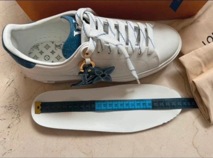 Buty Louis Vuitton białe trampki nowe komplet z butiku r. 38,5