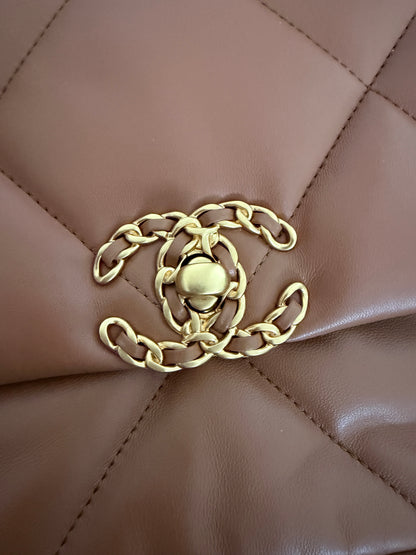 Torebka Chanel 19 small caramel nowa