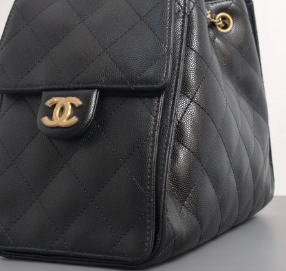 Torebka Chanel 25 small black lamb/gold new 2025