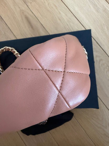 Torebka Chanel 19 small caramel nowa