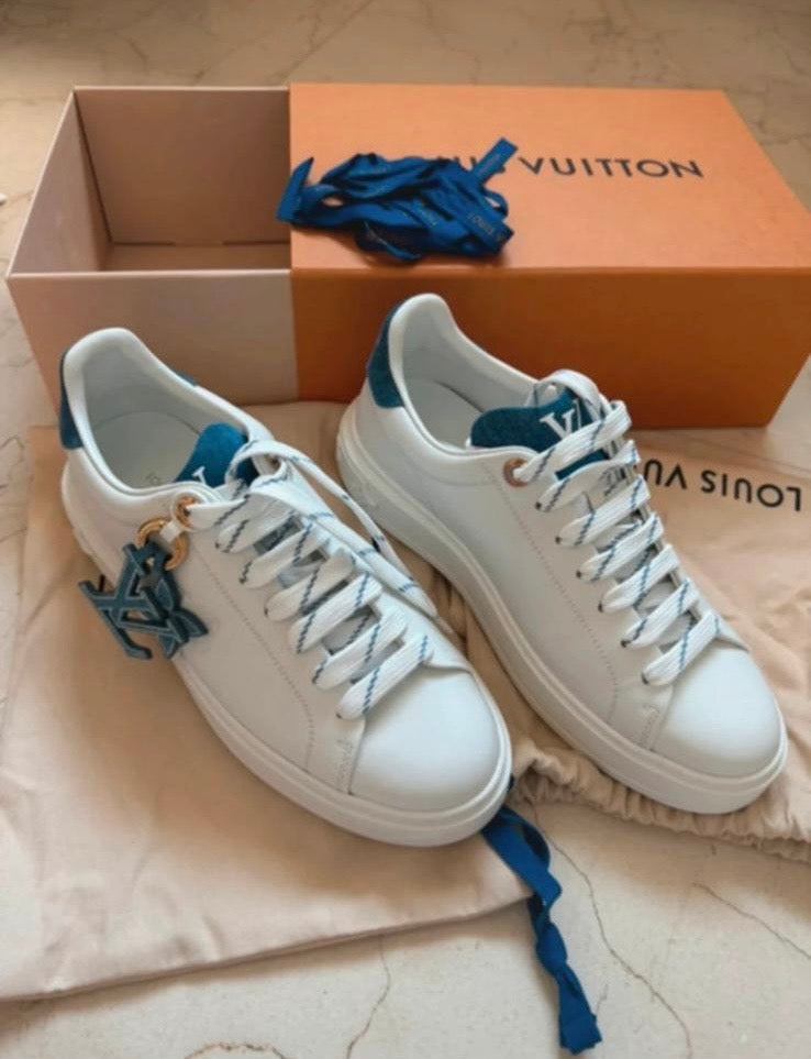 Buty Louis Vuitton białe trampki nowe komplet z butiku r. 38,5
