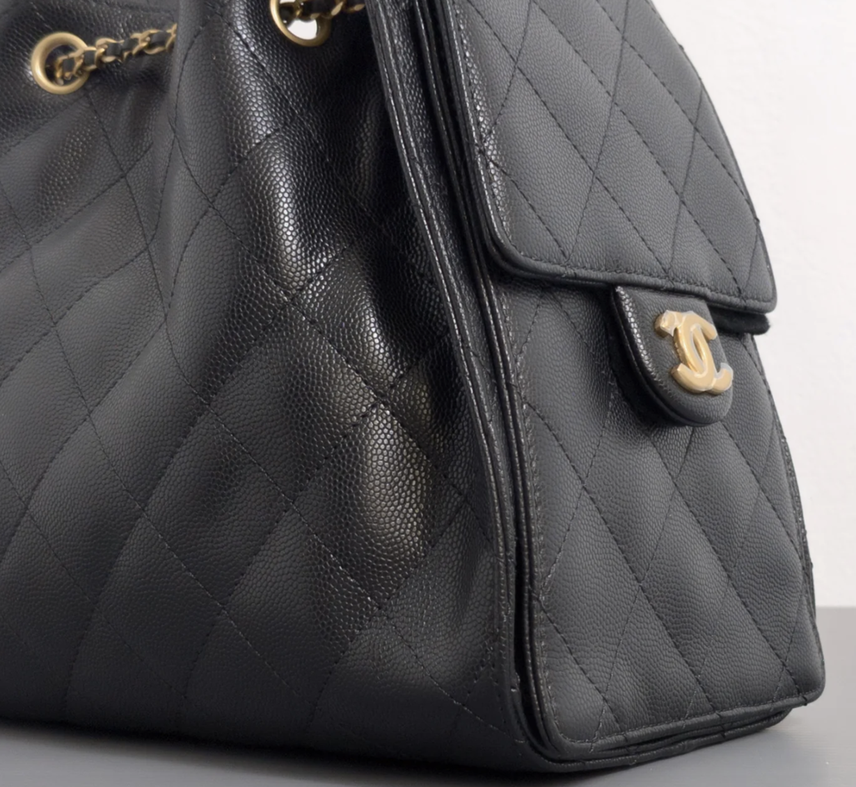 Torebka Chanel 25 small black lamb/gold new 2025