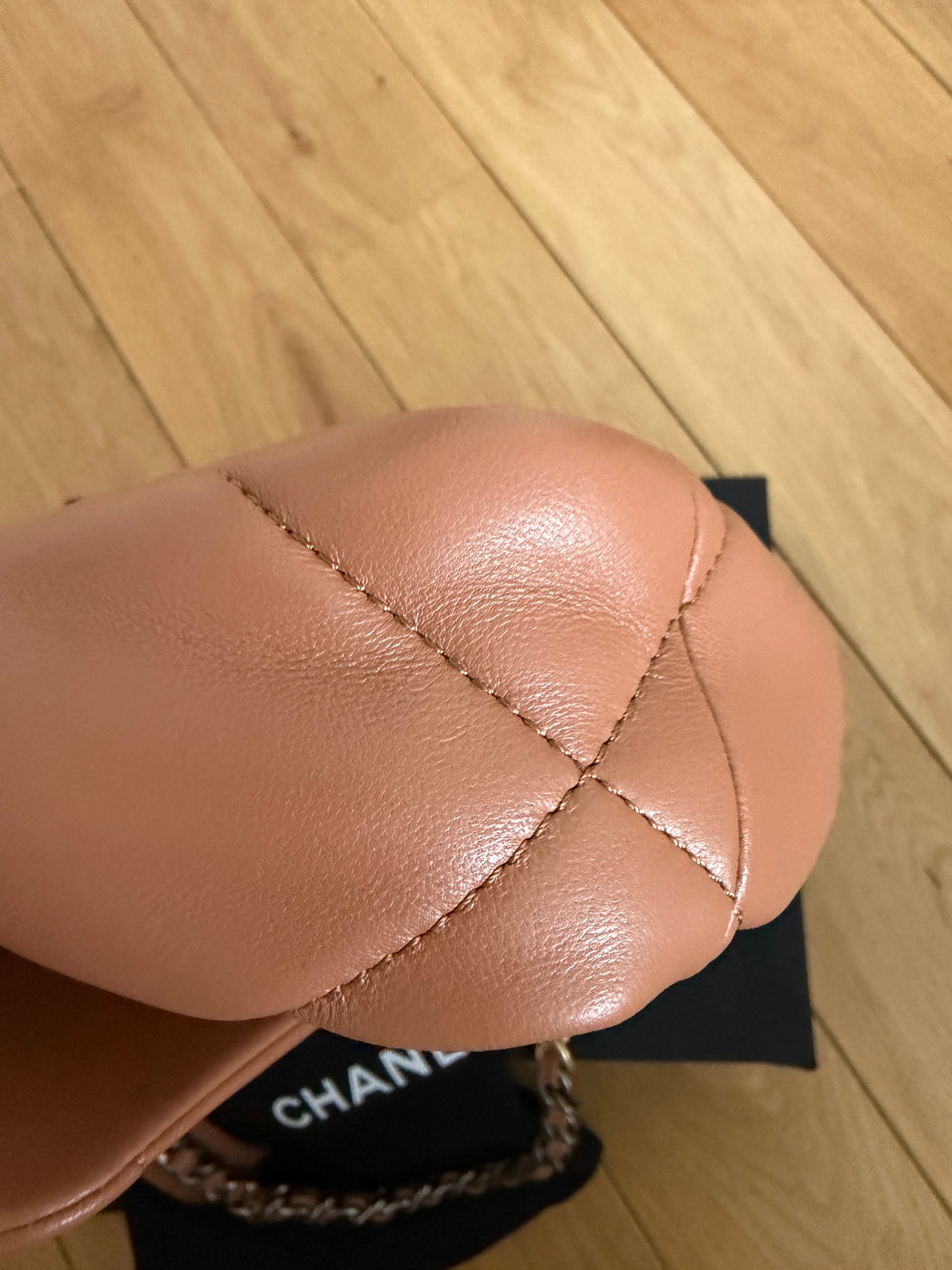 Torebka Chanel 19 small caramel nowa