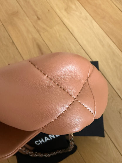 Torebka Chanel 19 small caramel nowa