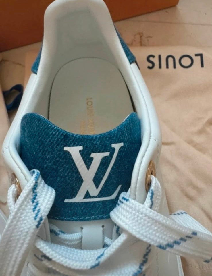 Buty Louis Vuitton białe trampki nowe komplet z butiku r. 38,5