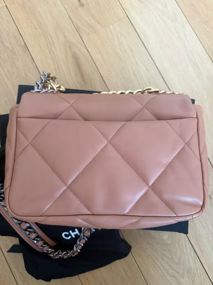 Torebka Chanel 19 small caramel nowa