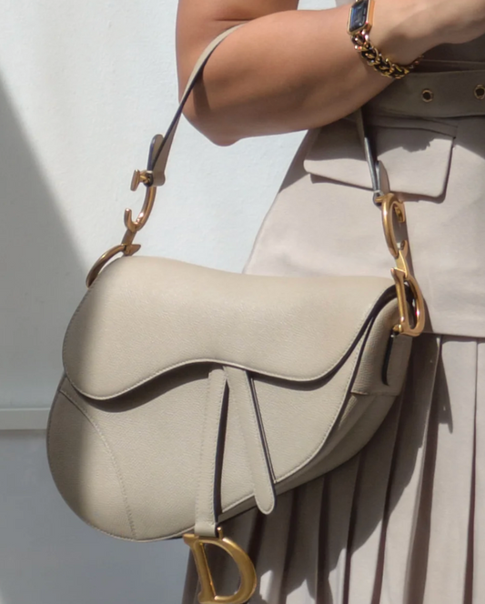 Torebka Dior Saddle medium beige PERFECT 2023