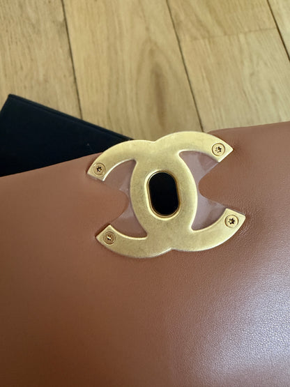 Torebka Chanel 19 small caramel nowa