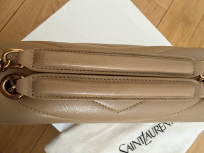 Torebka Saint Laurent new Lou Lou medium natural tan NEW