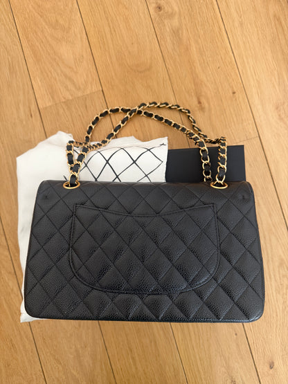 Torebka Chanel medium black caviar/gold 2023 NEW