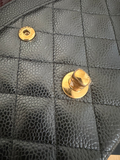Torebka Chanel medium black caviar/gold 2023 NEW