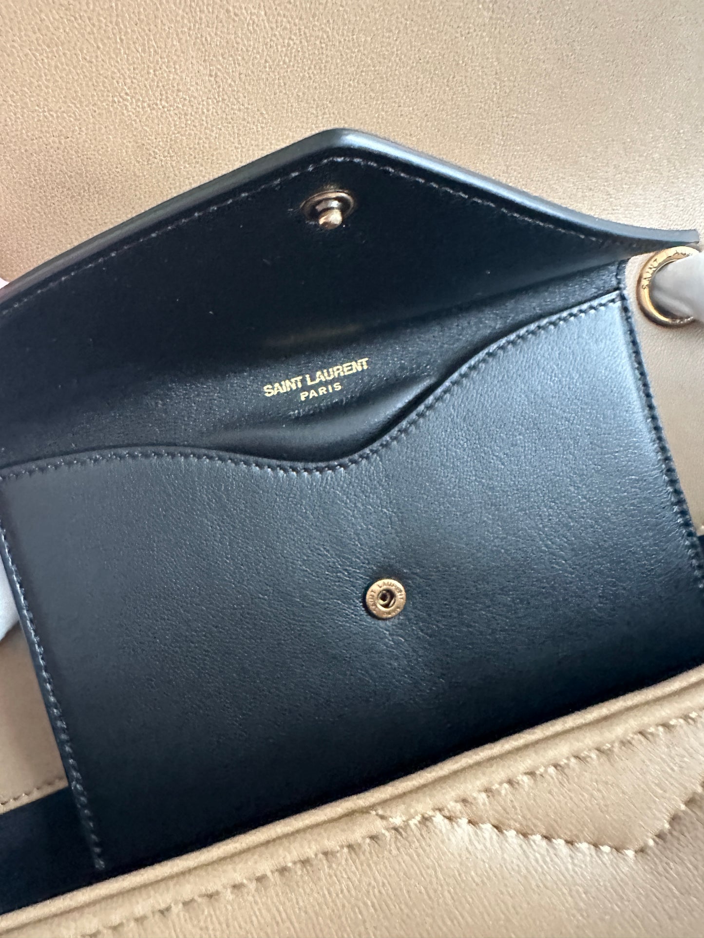 Torebka Saint Laurent new Lou Lou medium natural tan NEW