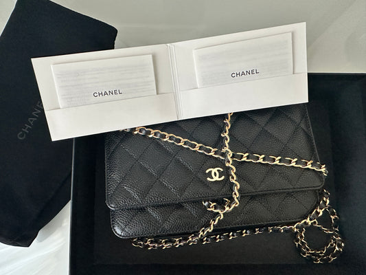 Torebka Chanel WOC black caviar/gold NEW 2023