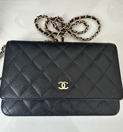 Torebka Chanel WOC black caviar/gold NEW 2023