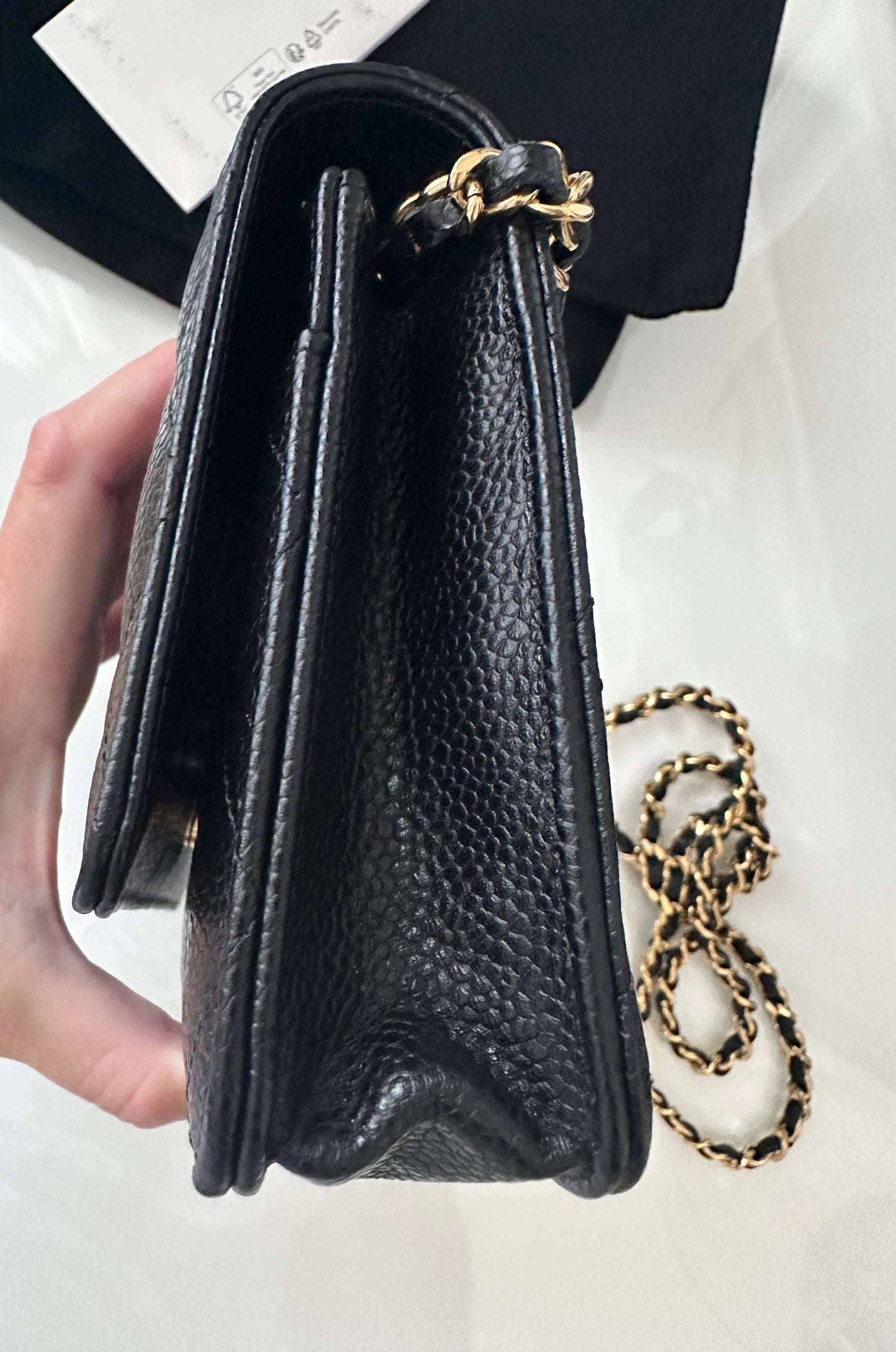 Torebka Chanel WOC black caviar/gold NEW 2023