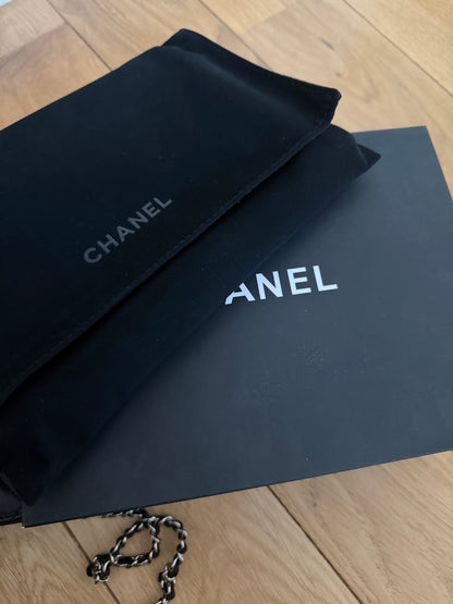 Torebka Chanel WOC black lamb/silver 2023 perfect
