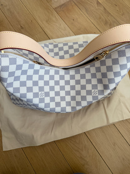 Torebka Louis Vuitton Slouchy MM Damier Azur kolekcja 2025
