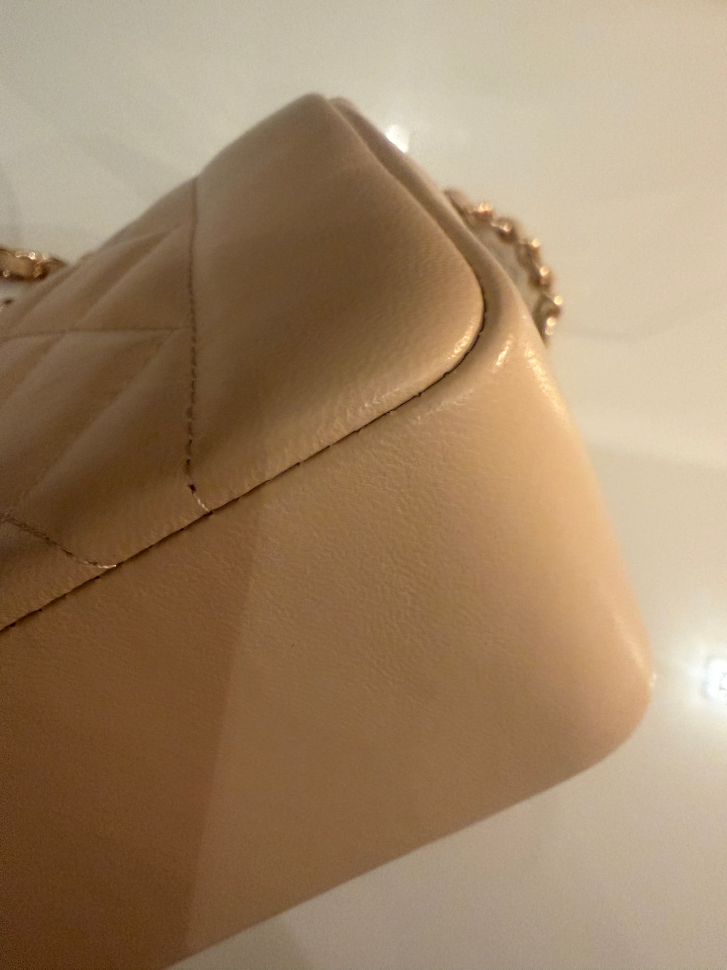 Torebka Chanel Diana small beż VINTAGE