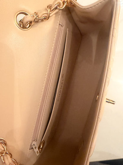 Torebka Chanel Diana small beż VINTAGE