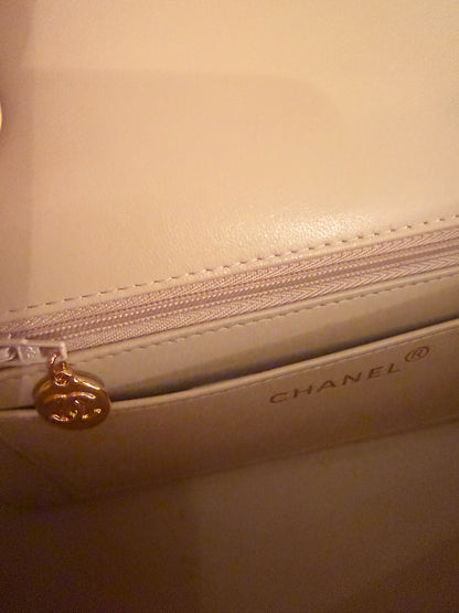 Torebka Chanel Diana small beż VINTAGE