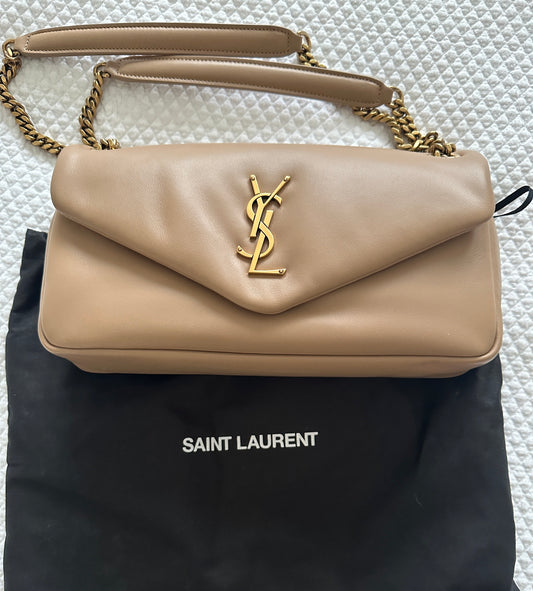 Torebka Saint Laurent Calypso small beż nowa 2025