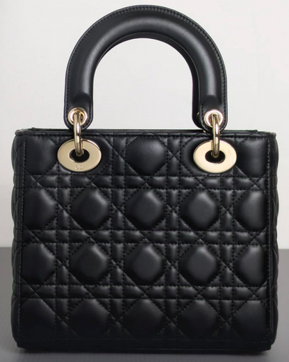 Torebka Lady Dior small black/gold NEW