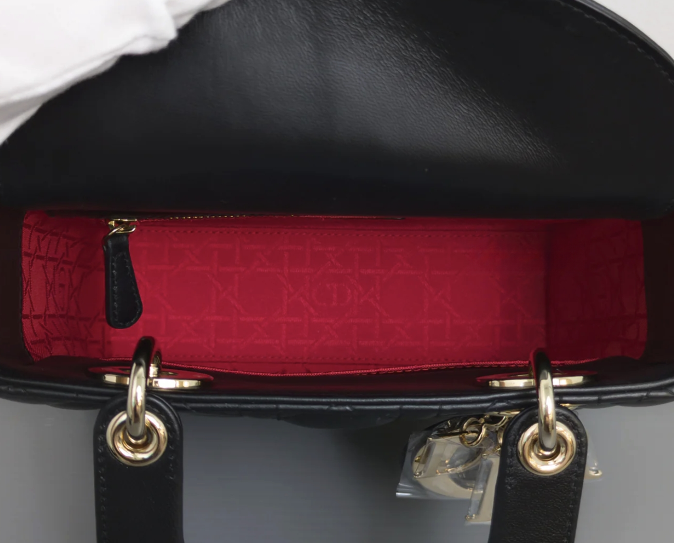Torebka Lady Dior small black/gold NEW
