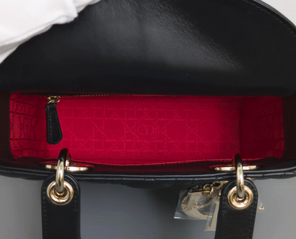 Torebka Lady Dior small black/gold NEW