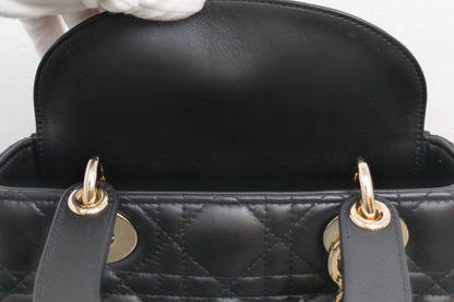 Torebka Lady Dior small black/gold NEW