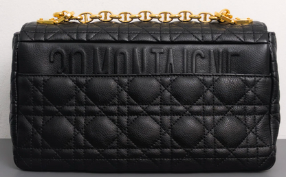 Torebka Dior Caro medium black/gold 2022 PERFECT