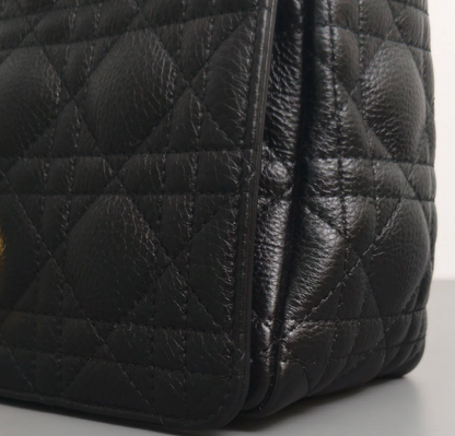 Torebka Dior Caro medium black/gold 2022 PERFECT
