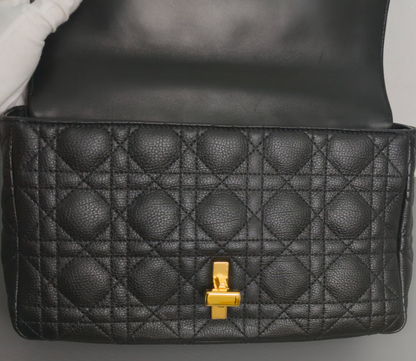 Torebka Dior Caro medium black/gold 2022 PERFECT