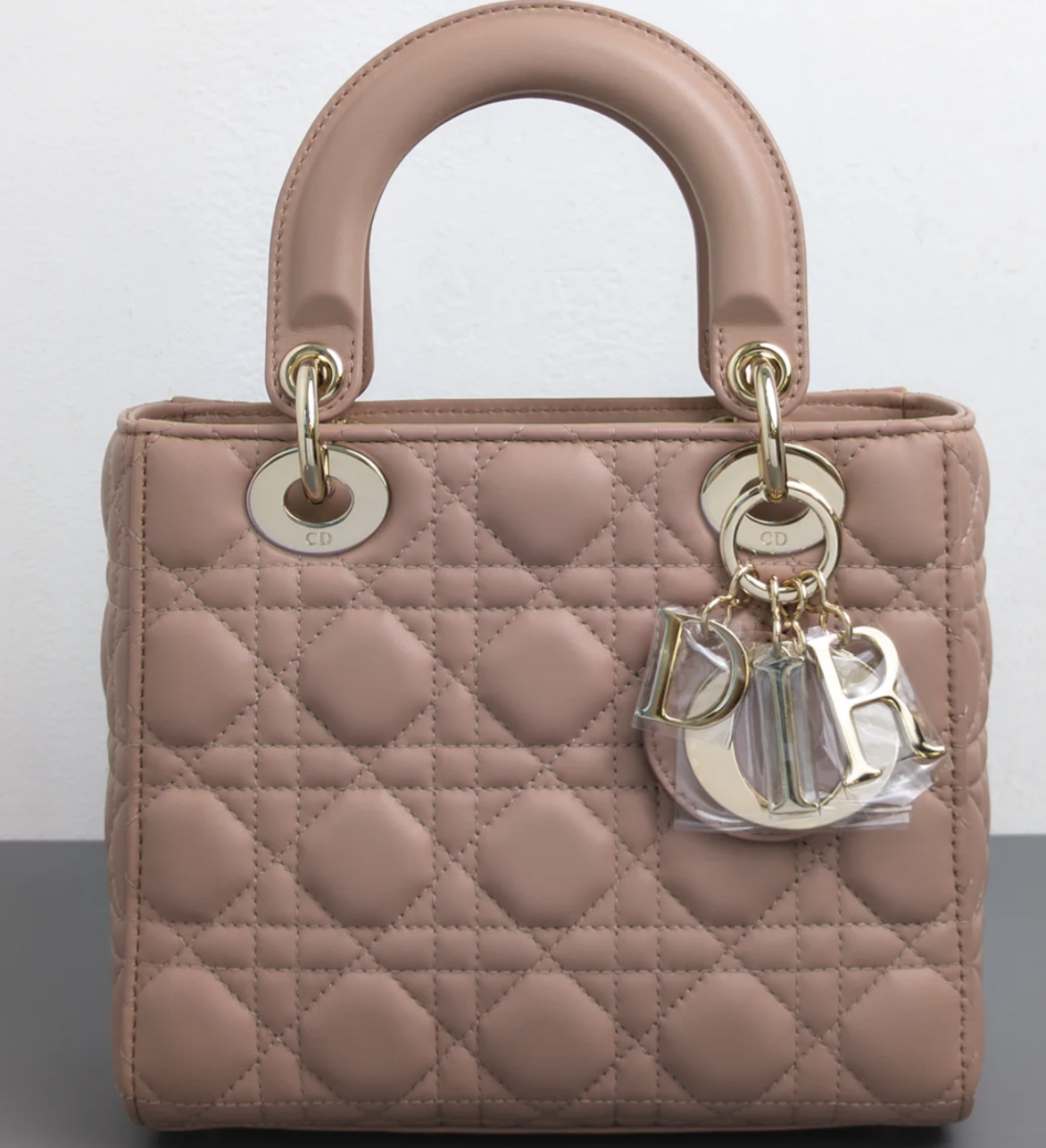 Torebka Lady Dior small blaush pink/light gold hdw NEW 2021