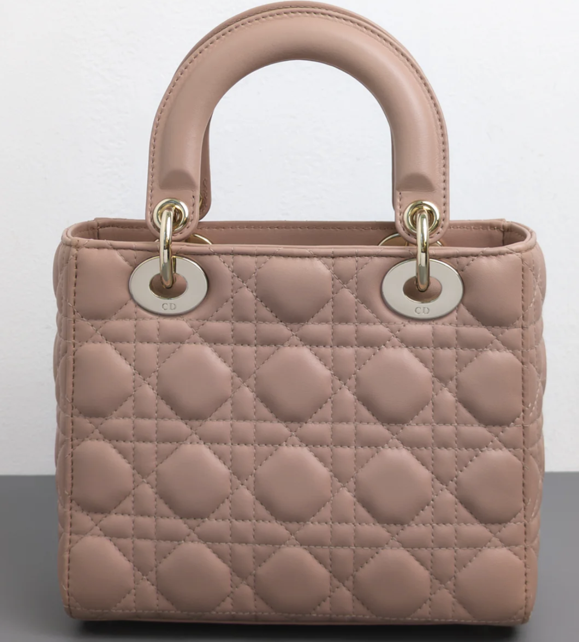 Torebka Lady Dior small blaush pink/light gold hdw NEW 2021