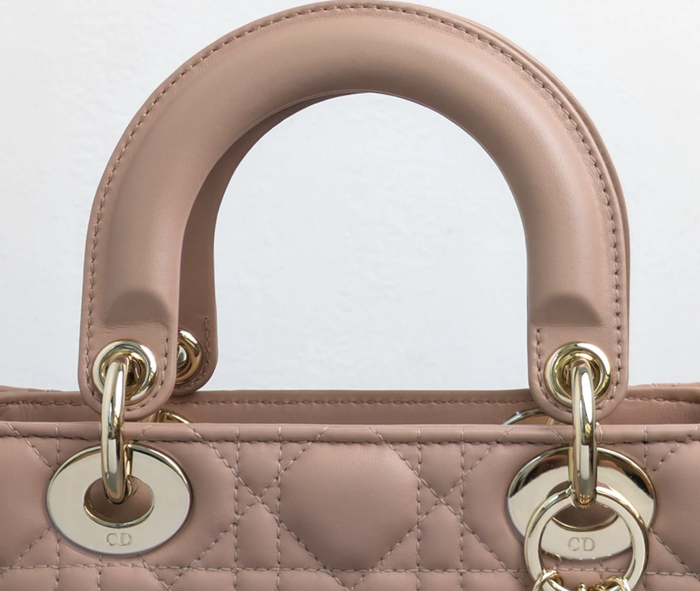 Torebka Lady Dior small blaush pink/light gold hdw NEW 2021