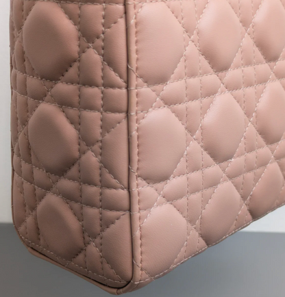 Torebka Lady Dior small blaush pink/light gold hdw NEW 2021