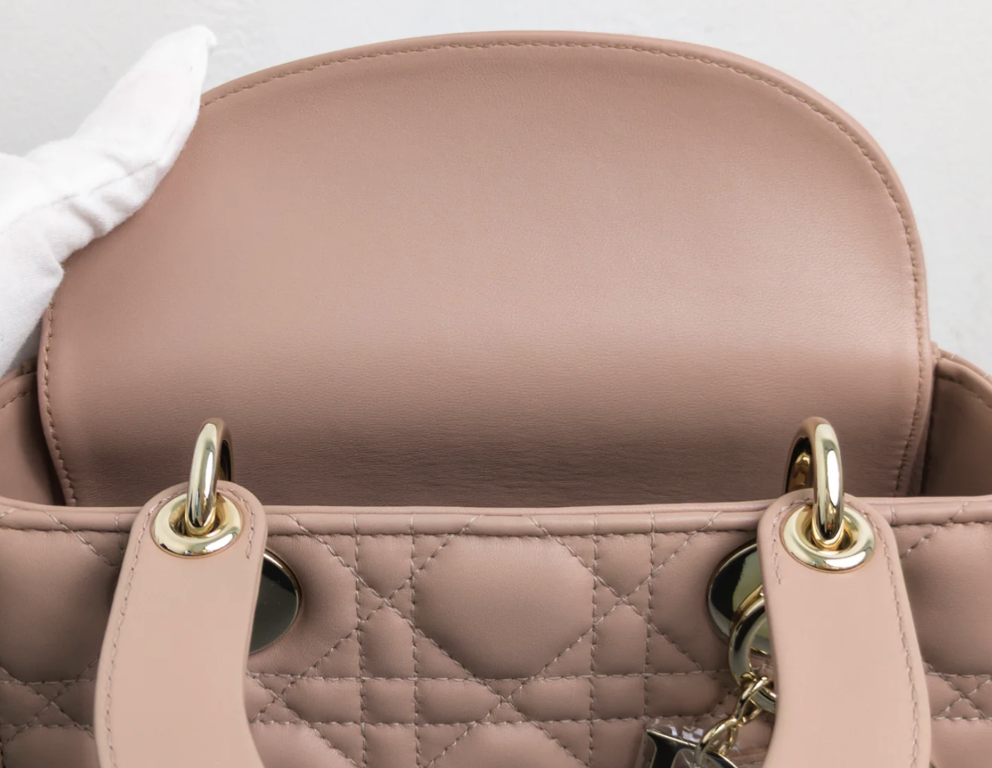 Torebka Lady Dior small blaush pink/light gold hdw NEW 2021