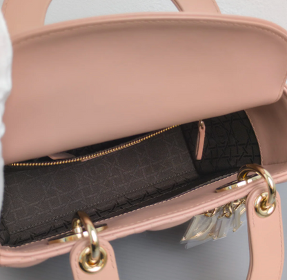 Torebka Lady Dior small blaush pink/light gold hdw NEW 2021