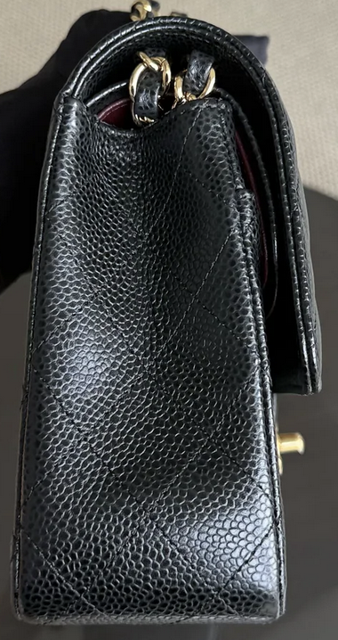 Torebka Chanel classic flap medium black caviar/gold hdw 2018r. NOWA