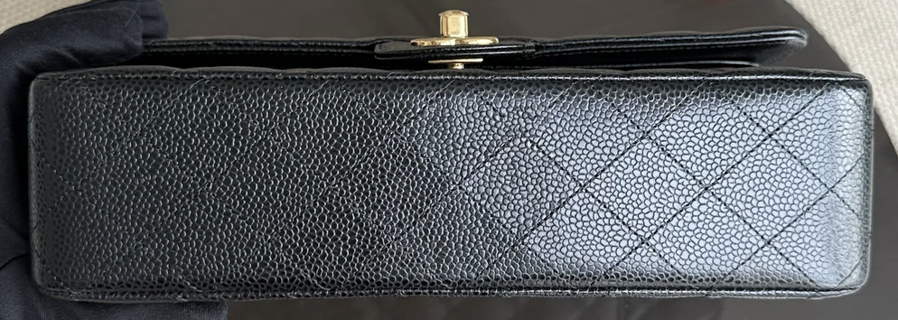 Torebka Chanel classic flap medium black caviar/gold hdw 2018r. NOWA