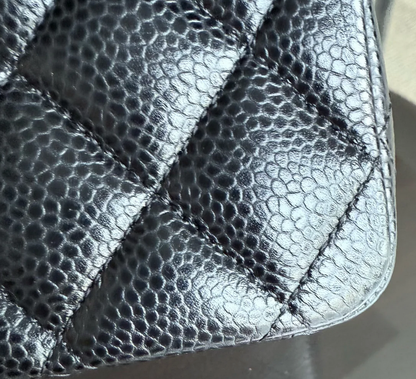 Torebka Chanel classic flap medium black caviar/gold hdw 2018r. NOWA