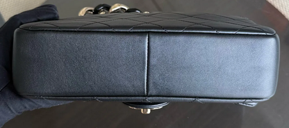 Torebka Chanel Resin Chain Seasonal Flap black lambskin/gold medium like NEW 2020