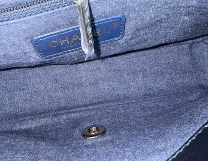 Torebka Chanel Resin Chain Seasonal Flap black lambskin/gold medium like NEW 2020