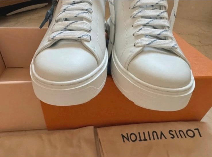 Buty Louis Vuitton białe trampki nowe komplet z butiku r. 38,5