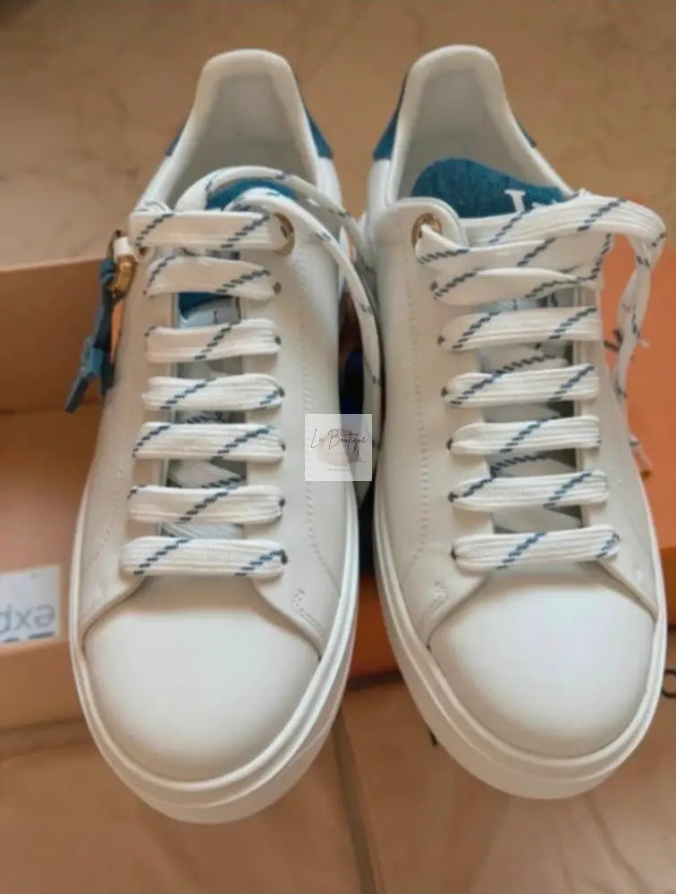 Buty Louis Vuitton białe trampki komplet z butiku r. 38,5 NOWE