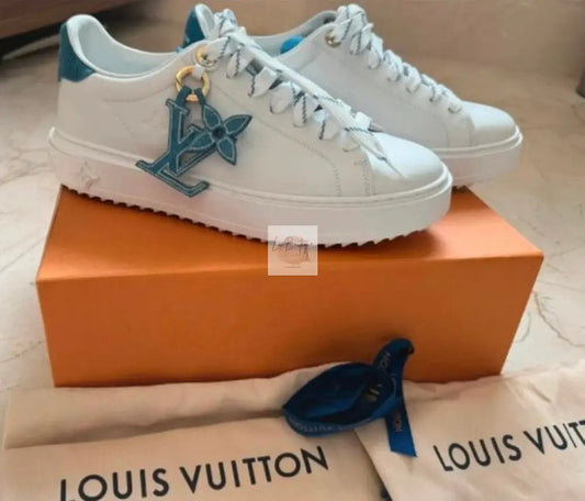 Buty Louis Vuitton białe trampki komplet z butiku r. 38,5 NOWE