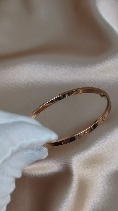 Bransoletka Cartier Love small r 17 rose gold 18k LIKE NEW